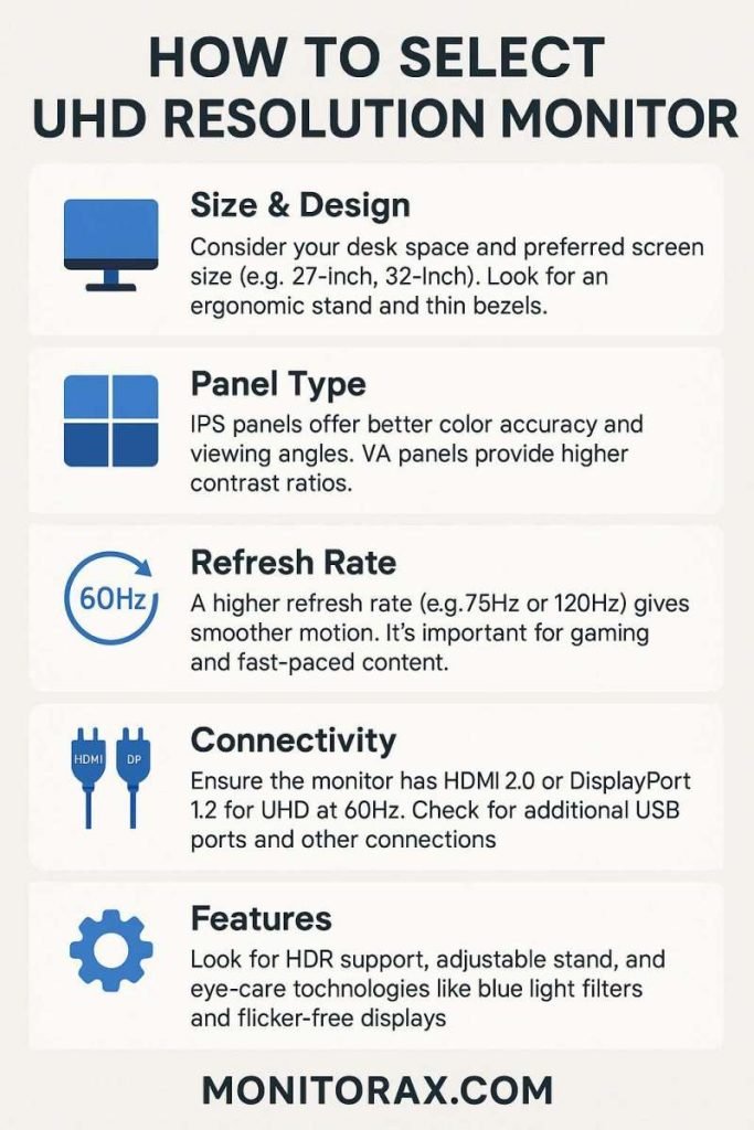 How to Select UHD Resolution Monitor