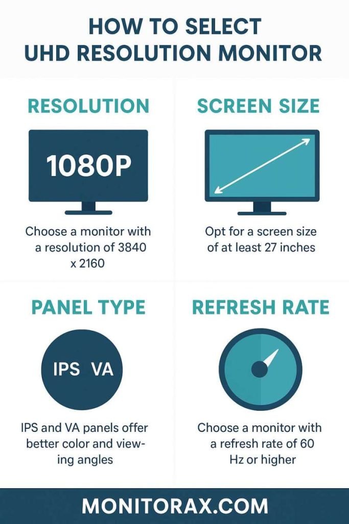 How to Select UHD Resolution Monitor