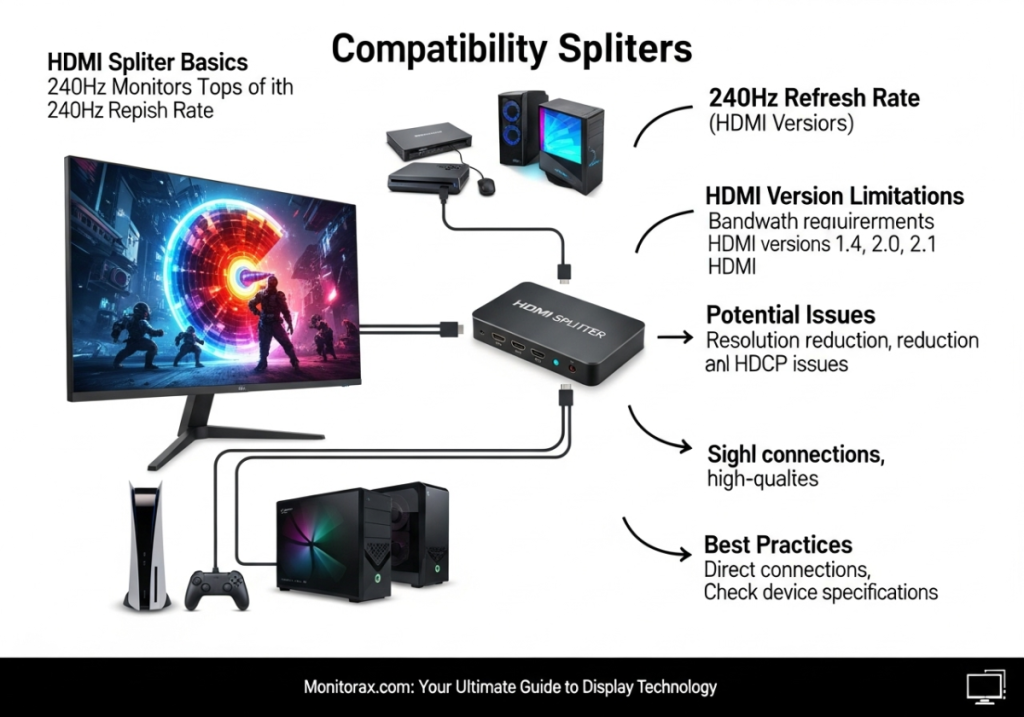 Can 240Hz Monitor Be Used With HDMI Splitter: Ultimate Guide
