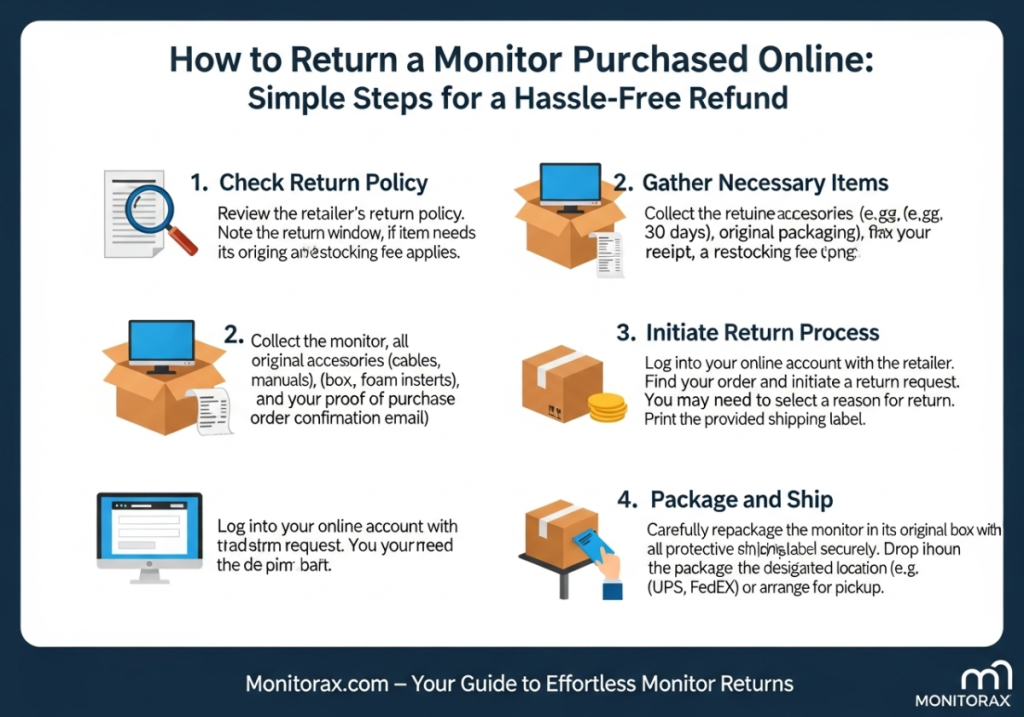 How to Return Monitor Purchased Online
