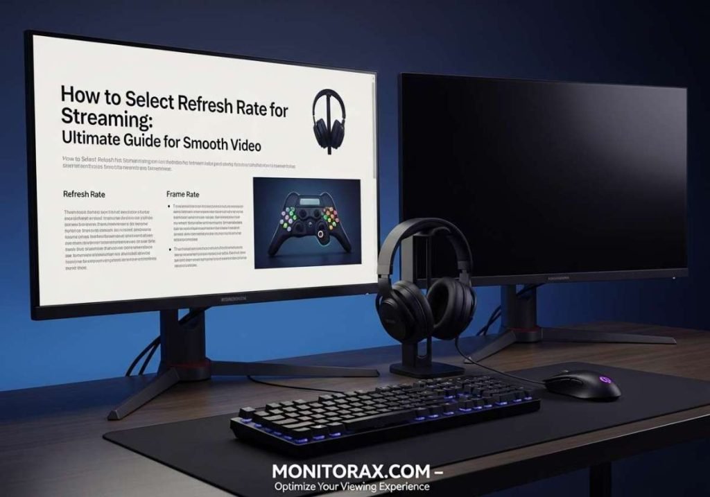 How to Select Refresh Rate for Streaming