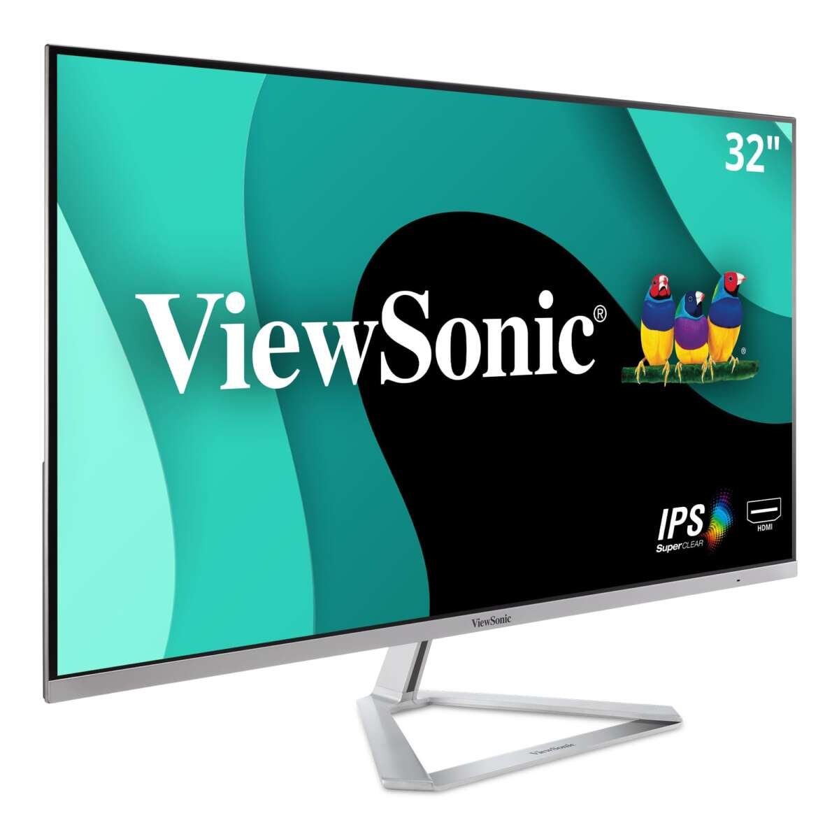 ViewSonic VX3276-MHD 32 Inch 1080p Monitor, IPS with Screen Split Capability and