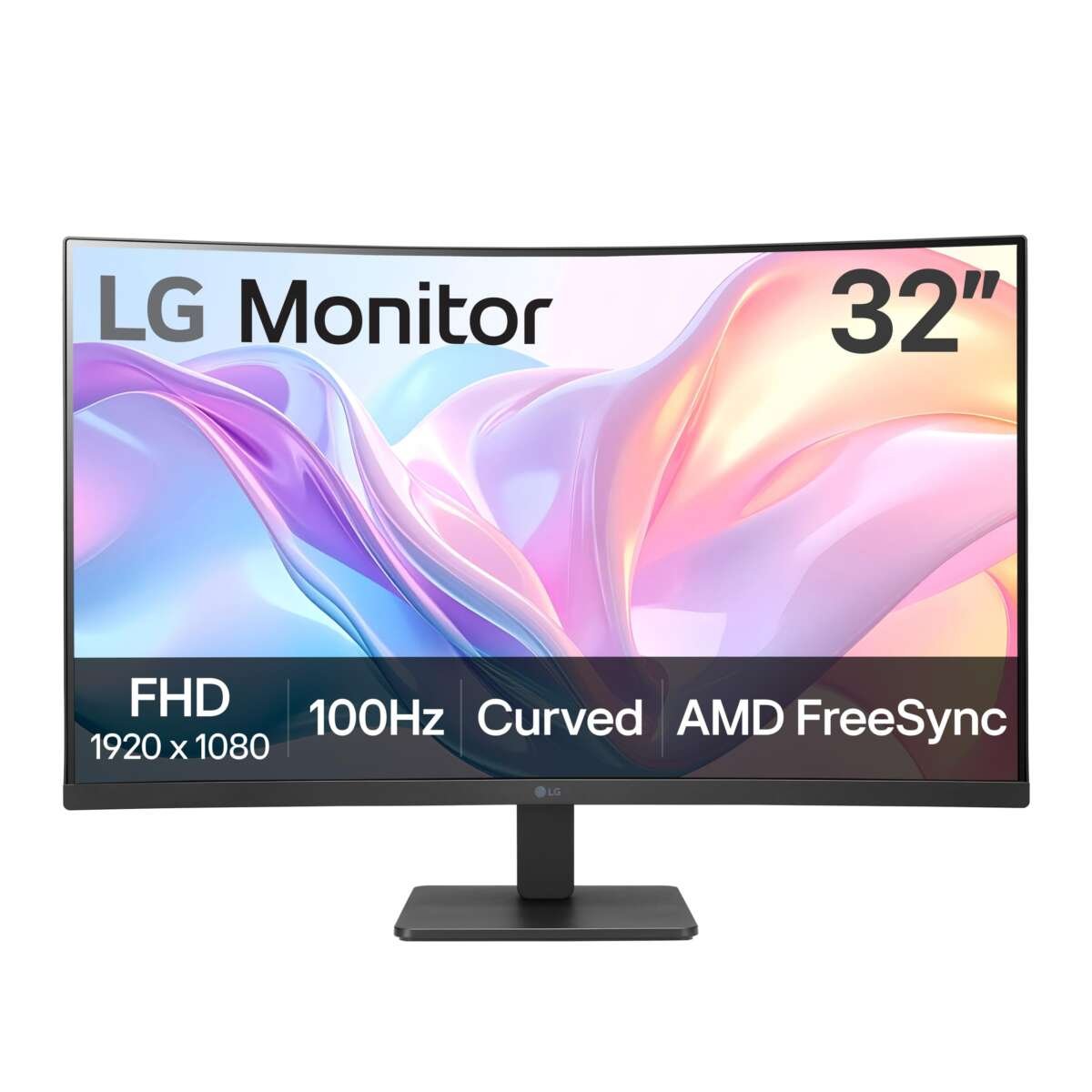LG 32MR50C-B Curved Monitor 32-Inch FHD 100Hz AMD FreeSync OnScreen Control Dyna