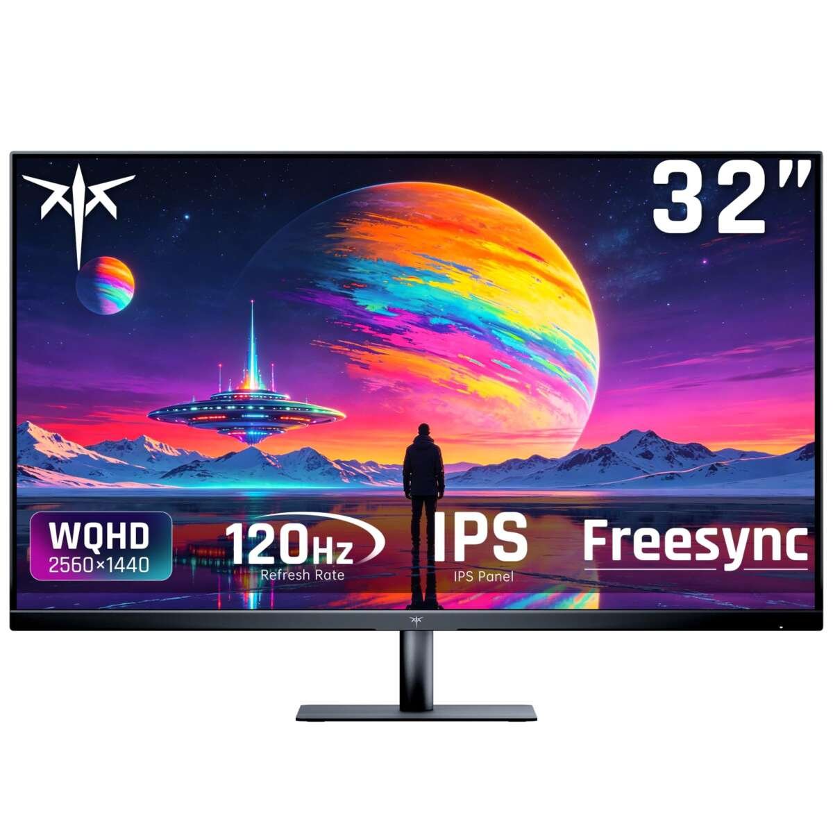 KTC 32 Inch 2K 120Hz Computer Monitor, IPS QHD 2560 x 1440p Monitor with Ultra-T