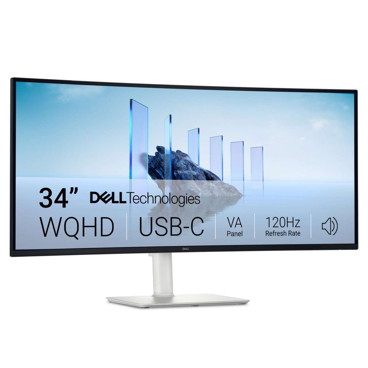 Dell 34 Plus USB-C Curved Monitor - S3425DW - 34-inch  up to 120 Hz 21:9 Display