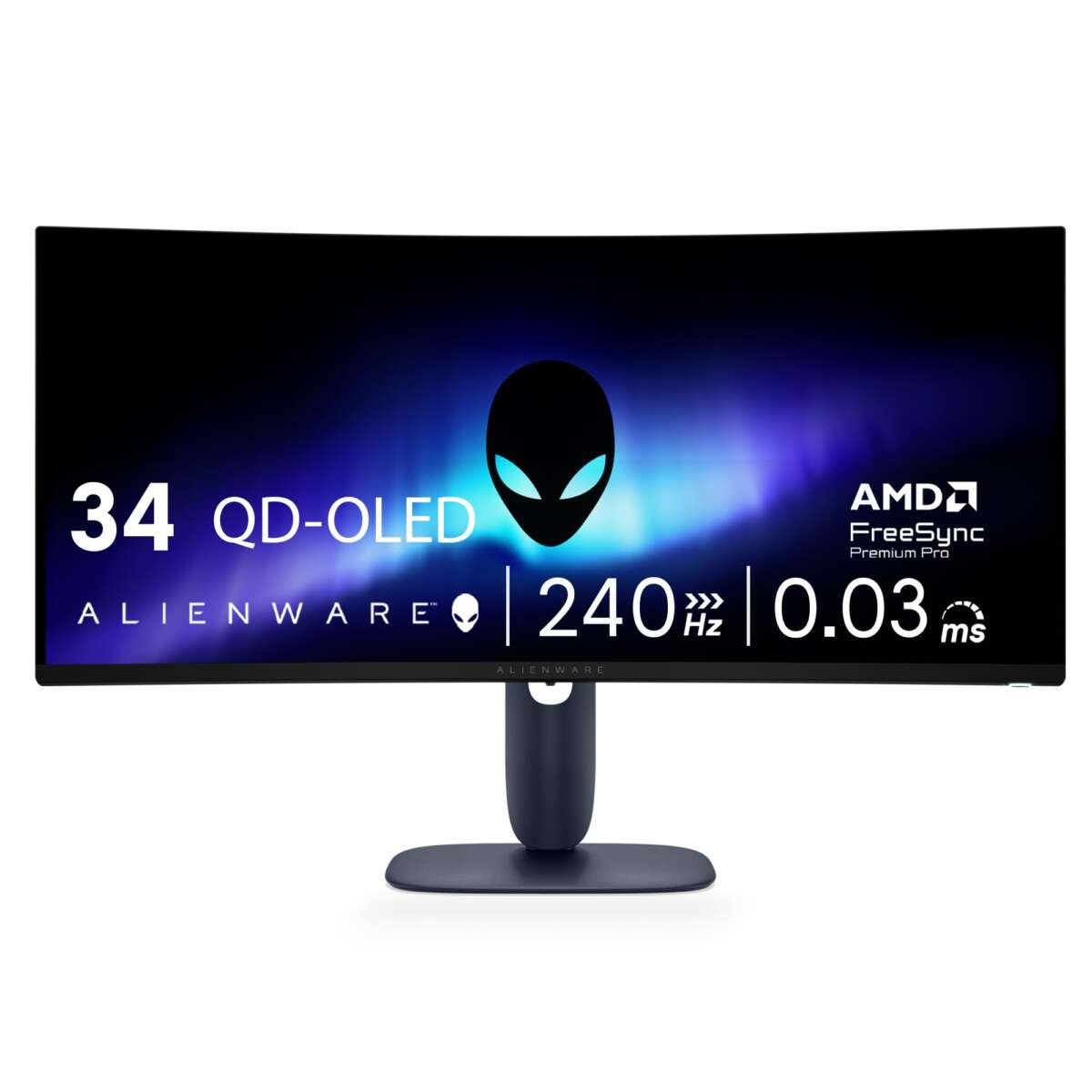 Alienware 34 240Hz QD-OLED Curved Gaming Monitor - AW3425DW - 34.2-inch WQHD  0.