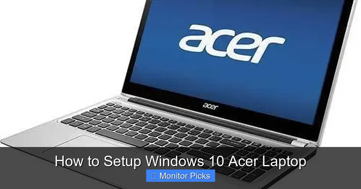 How to Setup Windows 10 Acer Laptop