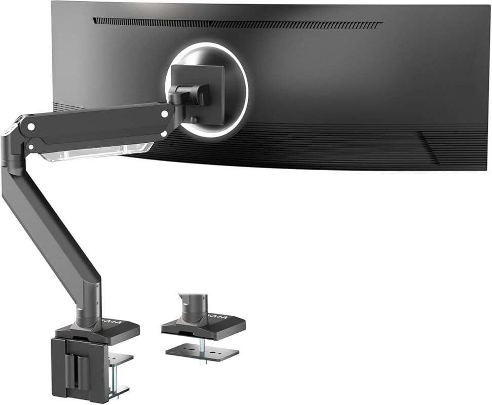 VIVO Premium Aluminum Single Monitor Arm for Ultrawide 49