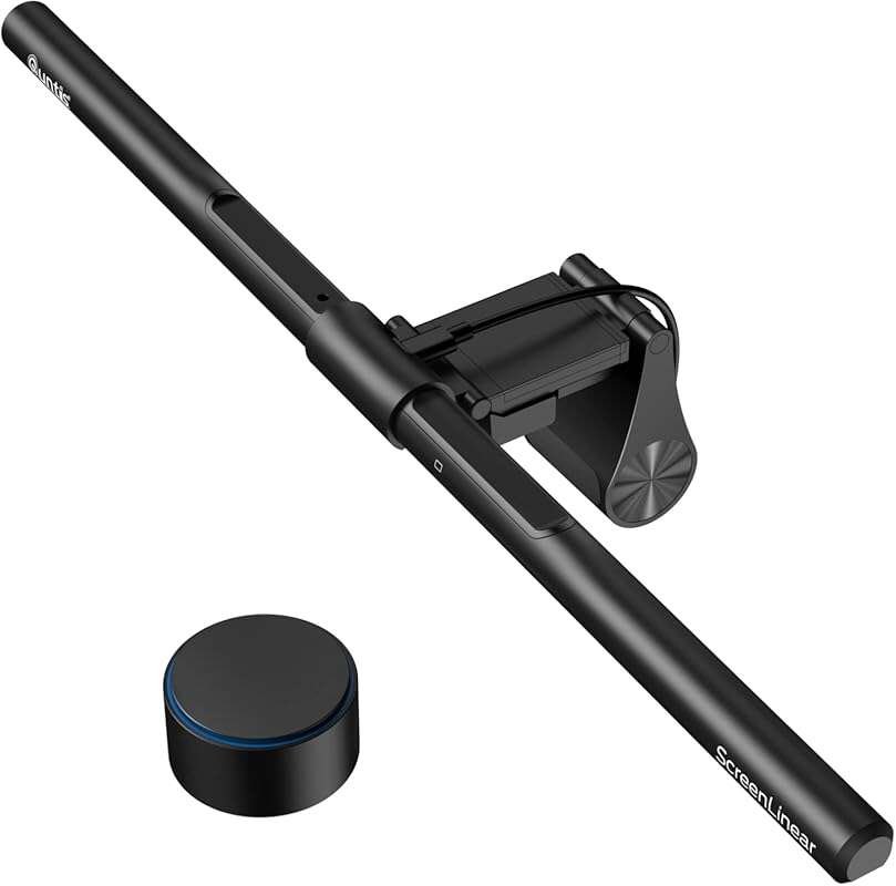 Quntis PRO+ Curved/Flat Monitor Light Bar, Eye-Care USB Lamp with Auto