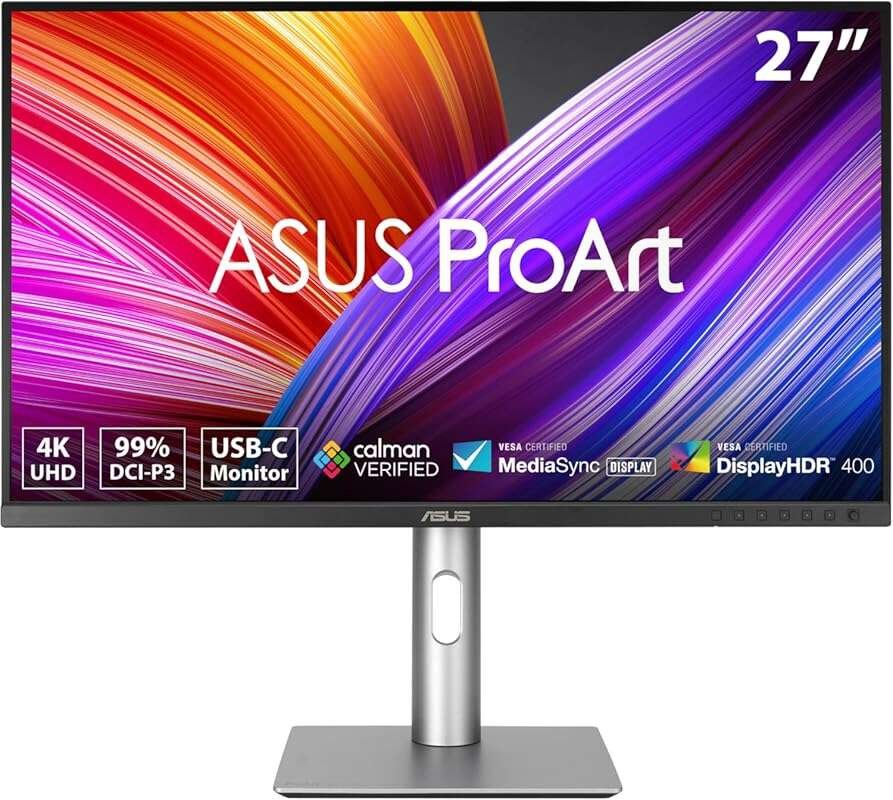 ASUS ProArt PA279CRV 27-inch 4K professional monitor: IPS, 99% DCI-P3/