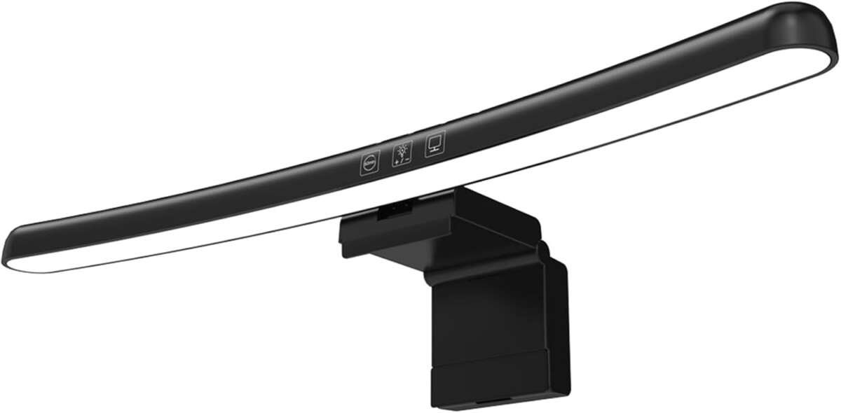 Meichoon Curved Monitor Light Bar: 3 Light Modes, Adjustable Brightnes