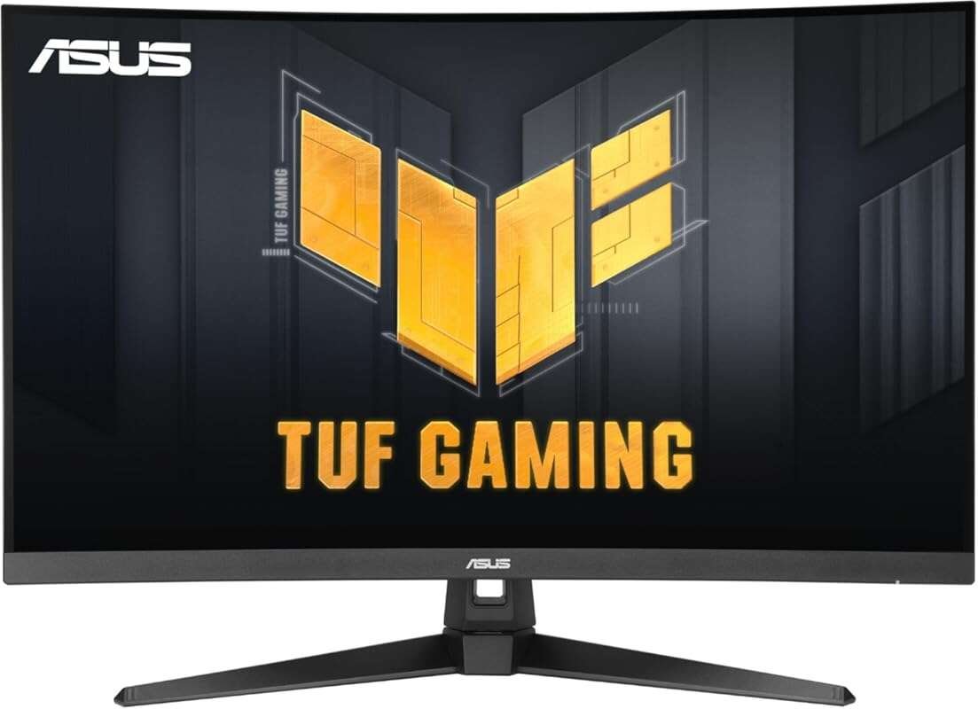 ASUS TUF 31.5-inch 1440P Curved HDR Gaming Monitor, 180Hz Refresh, 0.5