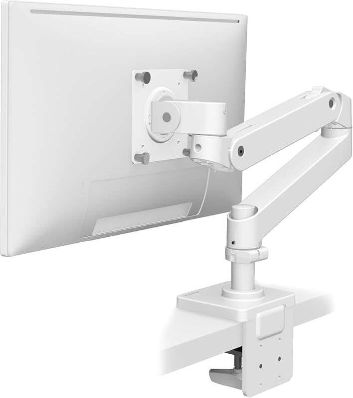 Ergotron LX Pro Premium Monitor Arm: VESA Desk Mount for Ultrawide Mon