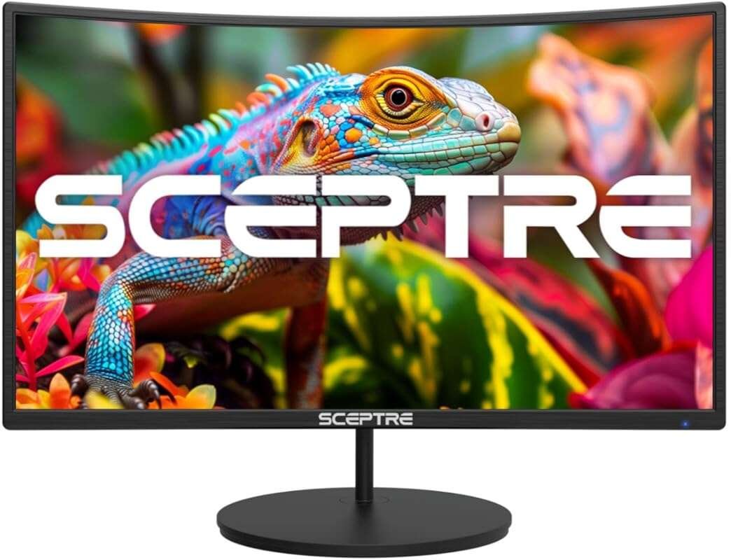 Sceptre 27-inch Curved 1080p Gaming Monitor, 100Hz Refresh Rate, 98% s