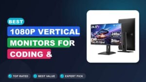 Best 1080p Vertical Monitors for Coding & Browsing