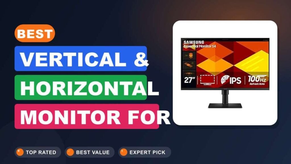 Best Vertical & Horizontal Monitor for Dual Use