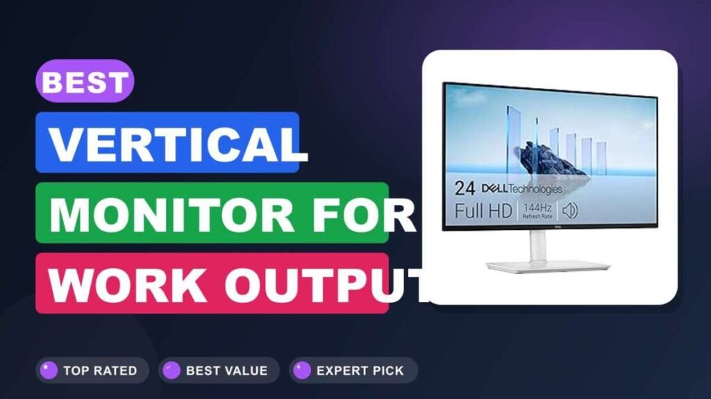 Best Vertical Monitor for Work Output