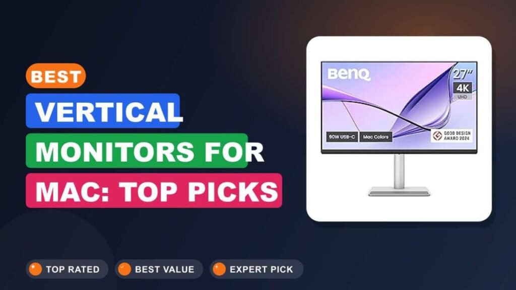 Best Vertical Monitors for Mac: Top Picks