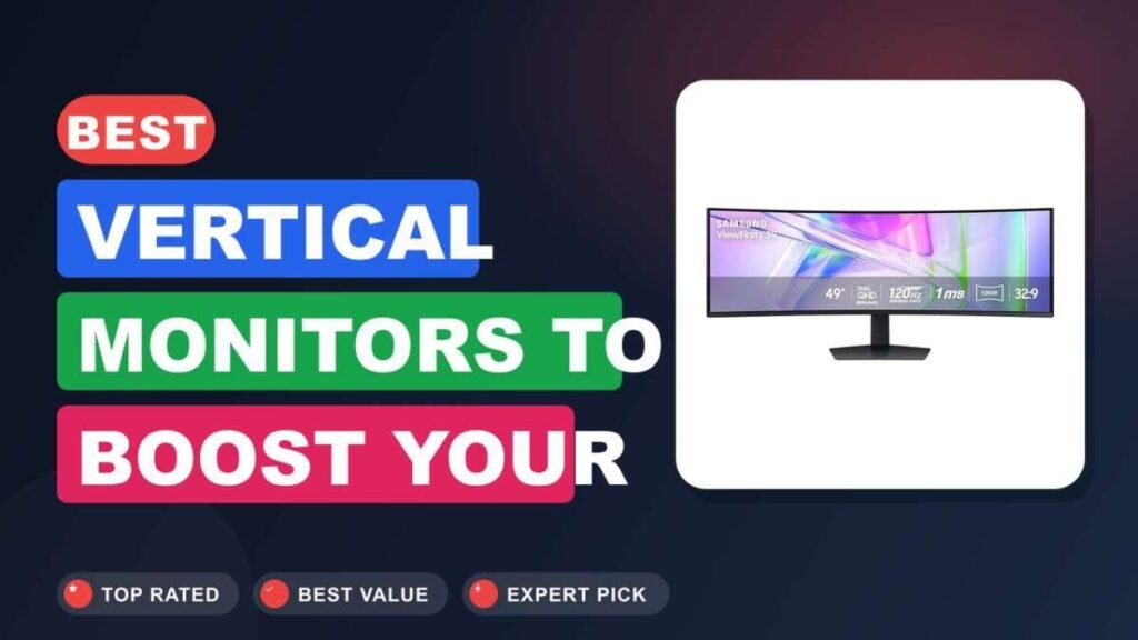 Best Vertical Monitors to Boost Your Productivity